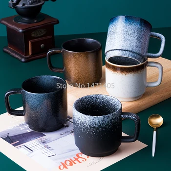 Japonų Stiliaus Puodelis Keramikinis Puodelis Vandens, Puodelis Kavos Puodelio Rankena Taurės Gėrimo Taurės Namų Ūkių Pieno Puodelis Sulčių Puodelio Arbatos Puodelio