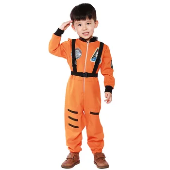Didvyriškas Astronautas Cosplay Hallowean Šalies Vaikams Berniukas Kostiumas Kosmoso Kostiumai Karnavaliniai Etape Žaidimas Kosmonautas Vienodas