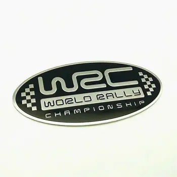 Metalo WRC Pasaulio Ralio Čempionato Logotipas Automobilių Emblemų Ženklelis Lipdukas Lipdukas Modelis