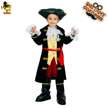 Vaikai Piratų Kostiumų Berniukams, Cosplay Piratų Komplektus Fancy Dress Kostiumai Helovinas Šalis