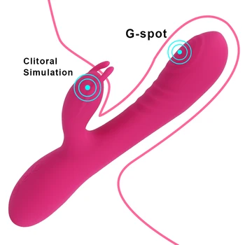 7 Dažnių G Spot Triušis Dildo Vibratorius Galinga Masturbacija 3 Greitis Makšties Massager Sekso Žaislai Moterims, Klitorio Stimuliatorius