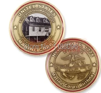 Aukščiausios Kokybės Jūrų pėstininkų korpuso metalo monetų pigūs spausdinti Vario monetas, pigūs custom antikvariniai aukso monetas