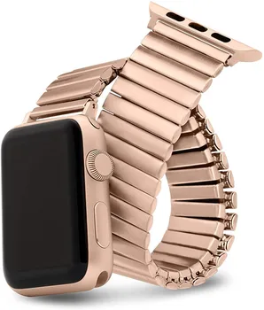 Ruožas Metalo Watchbands Apple Žiūrėti 6 Juostos 44mm SE Dirželis 40mm Plėtra Nerūdijančio Plieno Apyrankė Applewatch 3 42mm 38mm