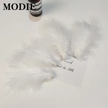 Modie 2VNT/Komplektas Mados Kailio Medžiaga Perlų Stiliaus Baltos Spalvos Plaukų Clips Šukuosena Plaukų Aksesuarai Šalies Vaikams