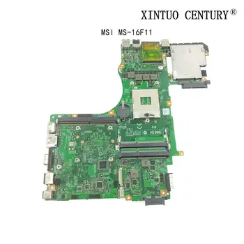 MSI GX660R GX660 GT660 GT663 MS-16F1 MS-16F11 Nešiojamas plokštė VER:1.0 DDR3 Mainboard 100% testuotas darbo