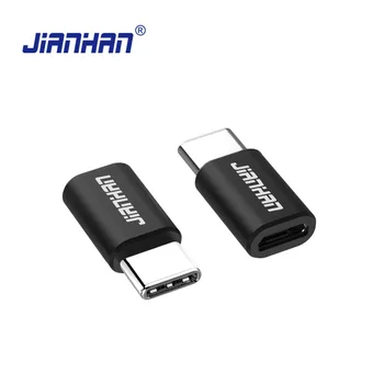 JianHan USB C Tipo Konverteris, Adapteris Micro USB į USB C Įkrovimo Adapteris, skirtas 
