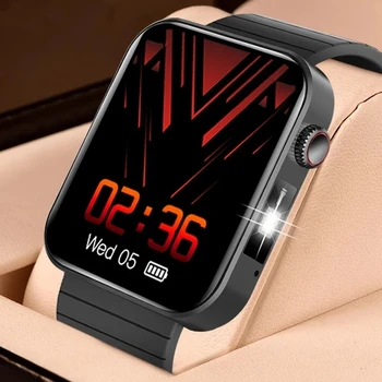 2022 Smart Watch Vyrų LED Žibintuvėlis IP67 atsparus Vandeniui Širdies ritmas, Kraujo Spaudimas Sporto Fitness Tracker Smartwatch 
