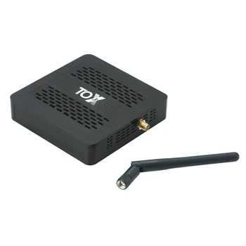 TOX3 Dual Wifi LAN 1000M BT4.1 4K Top Box Amlogic S905X4 4GB 32GB 2.4 G/5G ES Plug