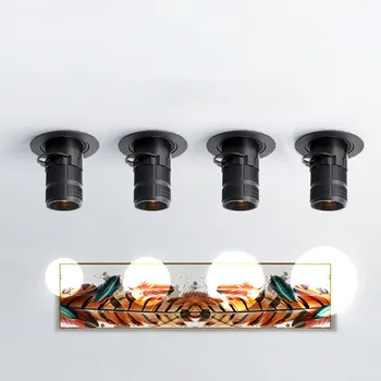 Modernus Reguliuojamo Židinio Embedded Lubų Downlight Priartinimas LED Prožektoriai, Lubų Šviesos Kambarį Viešbutyje Koridoriaus Muziejus