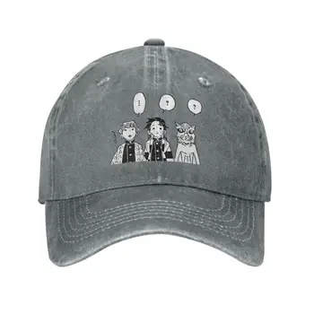 Kimetsu Nr. Yaiba Anime Trys Idiotai Beisbolo kepuraitę kaubojaus skrybėlę Pasiekė bžūp Cowboy Bebop Skrybėlės Vyrų ir moterų skrybėlės