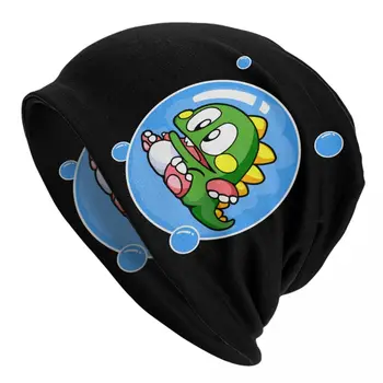 Naujas Atvykimo Žmogus Klasikinis Arkadinis Žaidimas Bubble Bobble Variklio Dangčio Kepurės Rudenį, Žiemą Kepuraitė Stuff Unisex