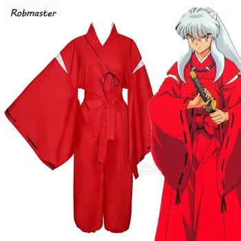 Naujas Inuyasha Cosplay Kostiumų Kikyo Kimono, Pilnas Komplektas Inuyasha Halloween Kostiumai Vyrams, Moterims, Inuyasha Kikyo Cosplay Kostiumas
