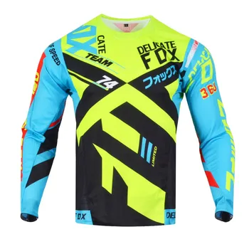 MX Jersey Subtilus Fox Motokroso Dviračiu Jojimo Lenktynių Off-road Dirt Bike T-shirt Vyrams 360 Divizion BMX ATV UTV