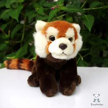 Pliušas Gyvūnams Meškėnas Lėlės Žaislas Modeliavimas Raudona Panda Žaislai Vaikams, Lėlės Dovanos