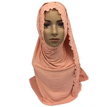 Naujas Musulmonų Moterys Didelė Skara Hijab Cirkonio Malda Galvos Wrap Islamo Turbaną Arabų Skarelė Modalinio ir Medvilnės Skara Pavogė 170*75cm