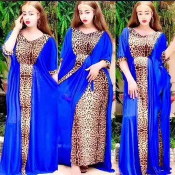 Naujas Stilius Klasikinis Spausdinti Afrikos Moterų Drabužių Dashiki Mados Ruožas Ilga Suknelė Nemokamai Dydis