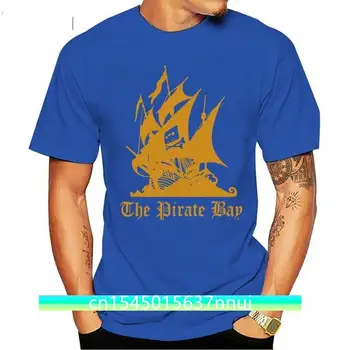 Vyrams trumpomis rankovėmis marškinėlius The Pirate Bay 