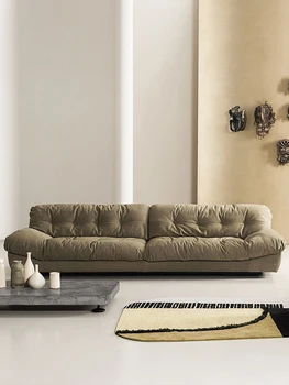 Baxter sofa minimalistinio Technologijos audinio 2021 naujas baijingting pats net raudona ramioje vėjo žemyn debesis sofa