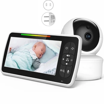 2022 Naują Video Baby Monitor su Kamera 492ft Ilgo Nuotolio dvipusio Ryšio Naktinio Matymo 5.0