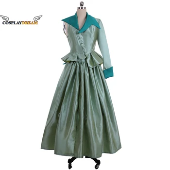 Nedoras Muzikos Glinda Cosplay Kostiumų Glinda Žalia Suknelė Gera Ragana Cosplay Kostiumų Suaugusių Moterų Plius Dydis