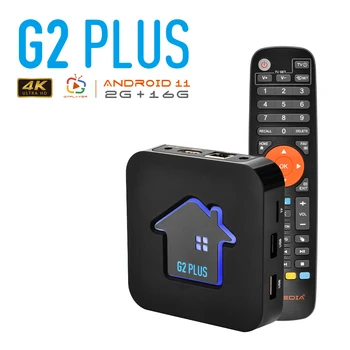 GTMEDIA G2 Plus Set Top Box, STB Android 11 TV Box 4K HDCP1.4/2.2 2G 16G WIFI 