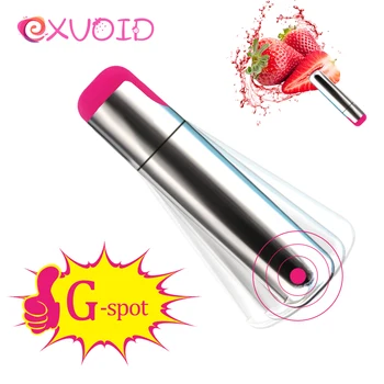 EXVOID Klitorio Stimuliatorius USB Įkrovimo G-spot Massager Sekso Žaislai, Porų, Sekso Parduotuvė Lūpų Kulka Vibratorius 10 Greitis