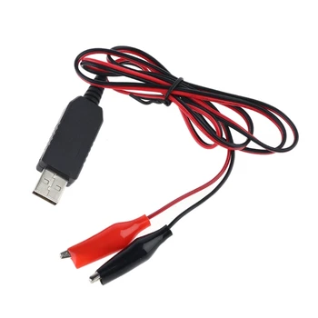 USB 5V iki 1,2 V, 2.4 3.6 V V 4.8 V Maitinimo Pašalinti Laidą Pakeisti 1-4pcs 1.2 V Ni-MH NiCd AA, AAA, C, D Ląstelių Akumuliatorius