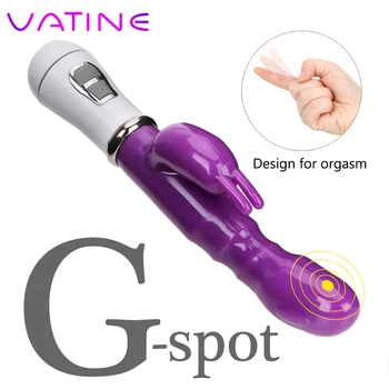 VATINE Rabbit Vibratorius Klitorio Stimuliatorius Sekso Žaislai Moterims, 12 Vibracijos Režimą Moterų Masturbator G-spot Massager