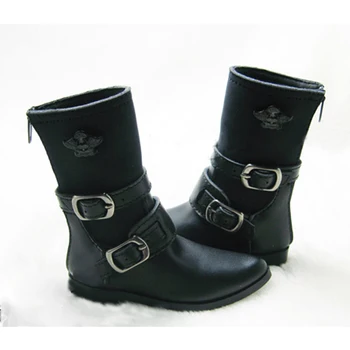 BJD batai 1/4 lėlės batai juodos spalvos ilgi batai 1/4 BJD SD DD lėlės batai, lėlė odiniai batai lėlės priedai