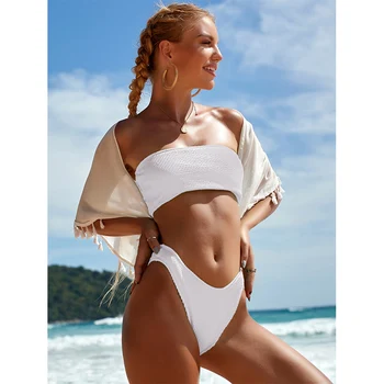 Maudymosi kostiumėliai maudymosi kostiumėlį, Micro Bikini 2022 M. Moteris 2 vnt Stilingas Aukštos Juosmens Bikini Rinkinys Sexy Moterų Maudymosi Kostiumai Paplūdimio Drabužiai Gegužinė