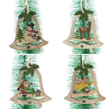 Spausdinti Medinis Pakabas, Papuošalai Kalėdų Medžio Ornamentas 