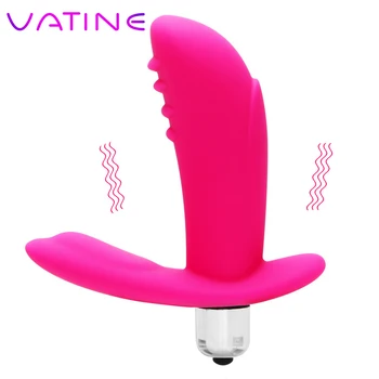 VATINE 10 Greičio Analinis Kaištis Klitorį Stimuliuoja Sekso Žaislai Moterims, Dildo, Vibratoriai Nešiojami Moterų Masturbacija Suaugusiųjų Produktas
