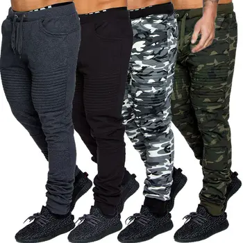 Naujausias Atvykimo Vyrų Fitneso Salė Kelnes Bėgimo Treniruotės Atsitiktinis Streetwear Kelnės Skinny Sweatpants Plius Dydis M-3XL