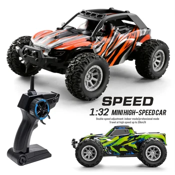 1:32 MINI Lenktynių RC Laipiojimo Automobilių Žaislas 20KM/H 4WD Elektros Didelės Spartos Automobilių Off-Road Drift Nuotolinio Valdymo Žaislai Vaikams Dovanų