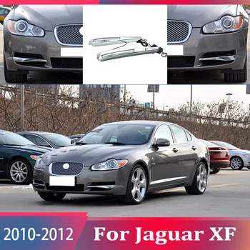 2vnt Skirti Jaguar XF 2010-2012 M 6000K Baltos Šviesos LED Dienos Važiavimo Veikia Šviesos DRL Automobilio Rūko Žibintas